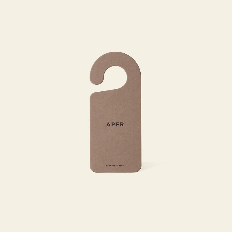 APFR Closet Tag - Oakmoss & Amber