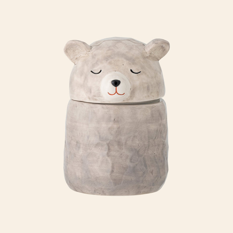 Bloomingville Puk Jar - 灰色