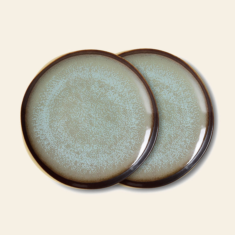 HKLIVING 70s Ceramics: Side Plates, Set of 2