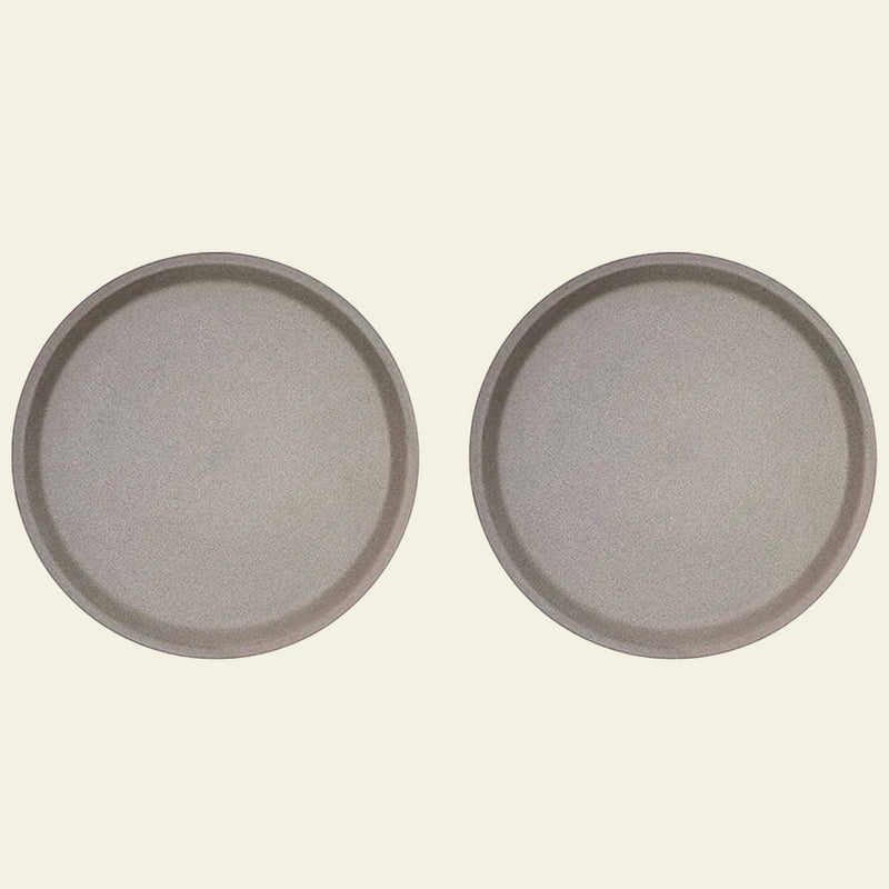 OYOY Living Design Yuka Dinner Plate, Set of 2 - Stone