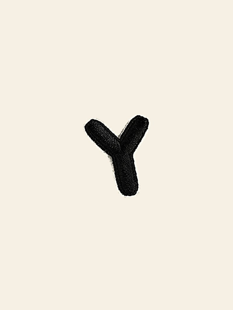 堆叠字母Y补丁贴