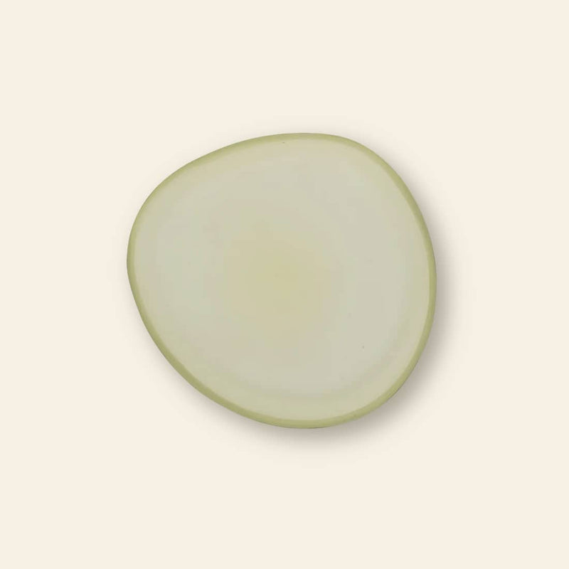 Urban Nature Culture Plate Recycled Glass Frost