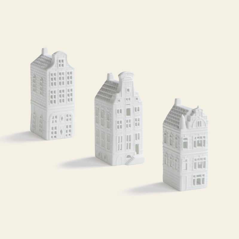 &klevering Canal House #4 Tealight, Set of 3
