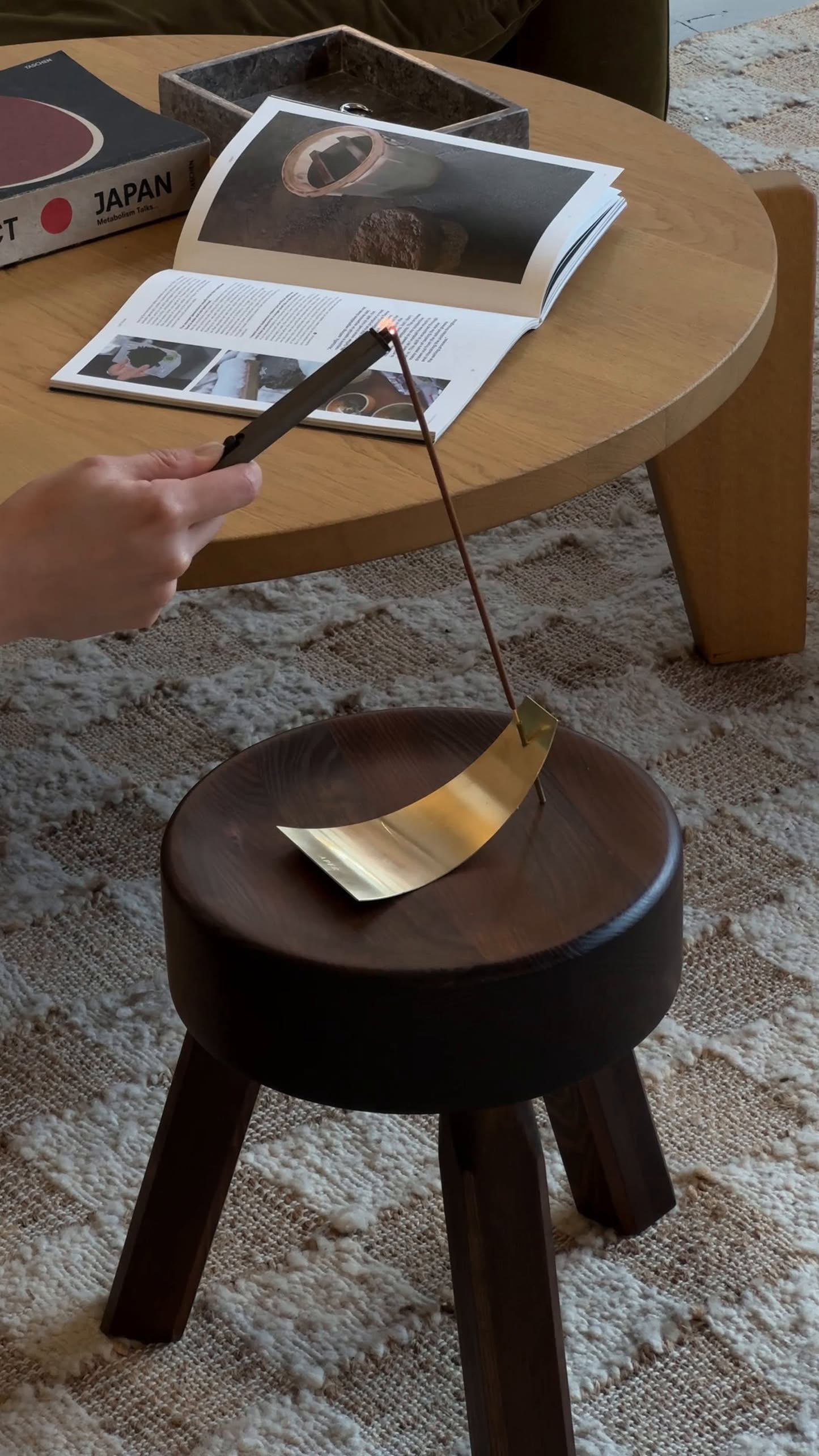 APFR Brass Incense Stand