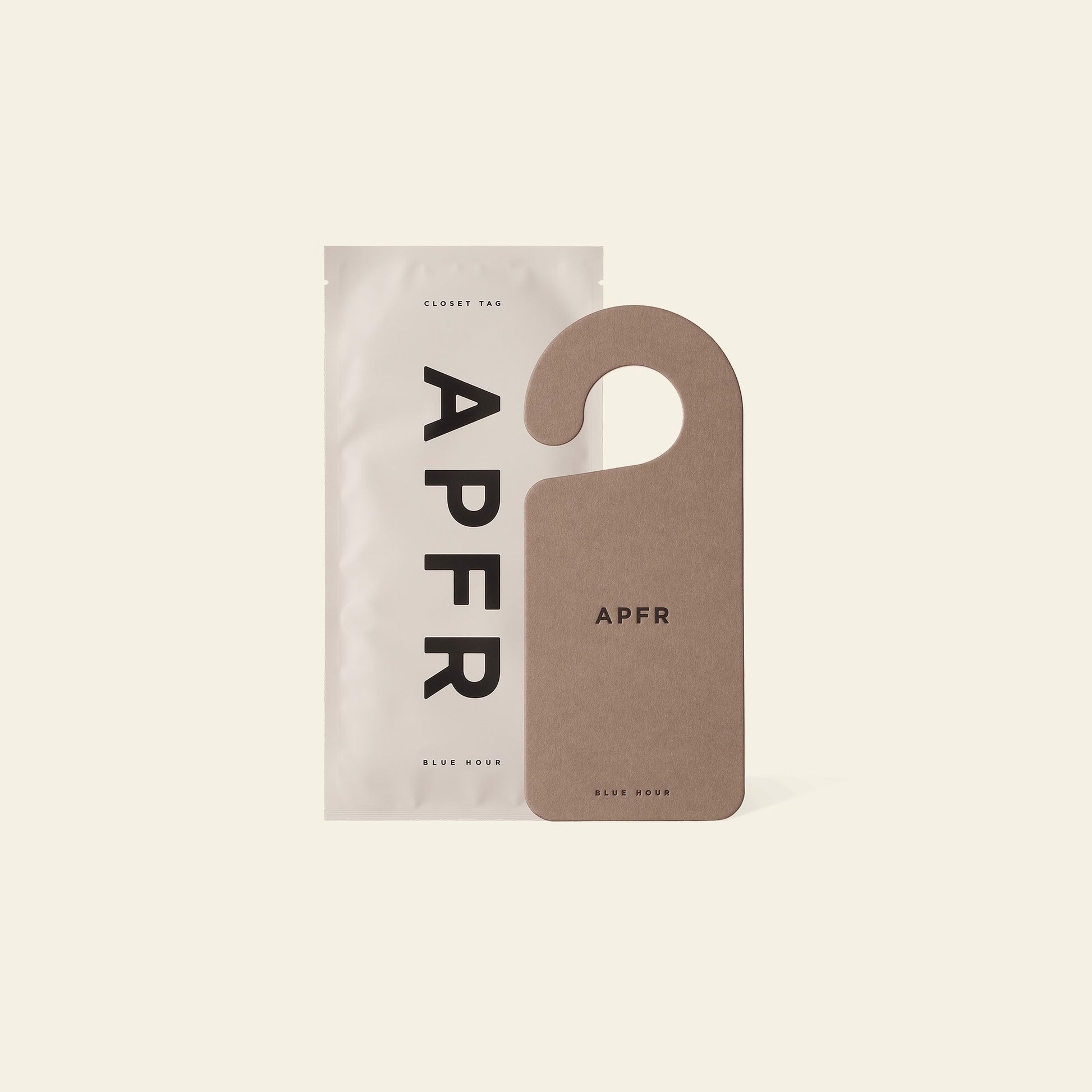 APFR Closet Tag Blue Hour