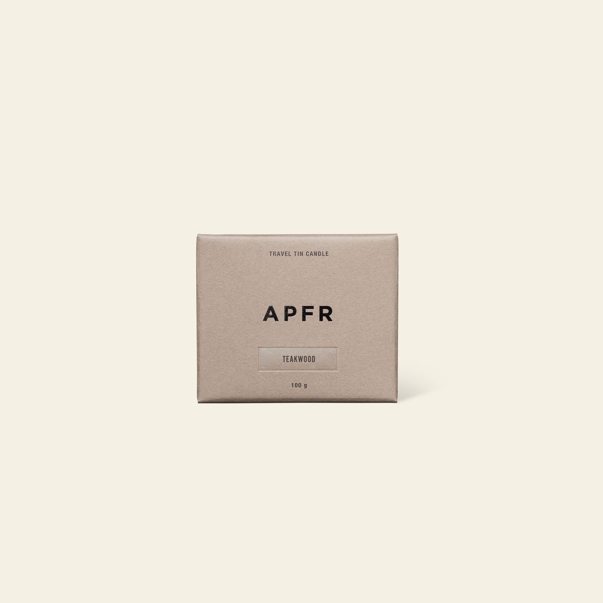APFR Travel Tin Candle Teakwood