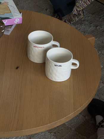 Anna + Nina All About Balance Mug Set of 2 Multicolour
