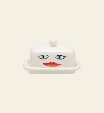 Anna + Nina Artistry Butter Dish Multicolour