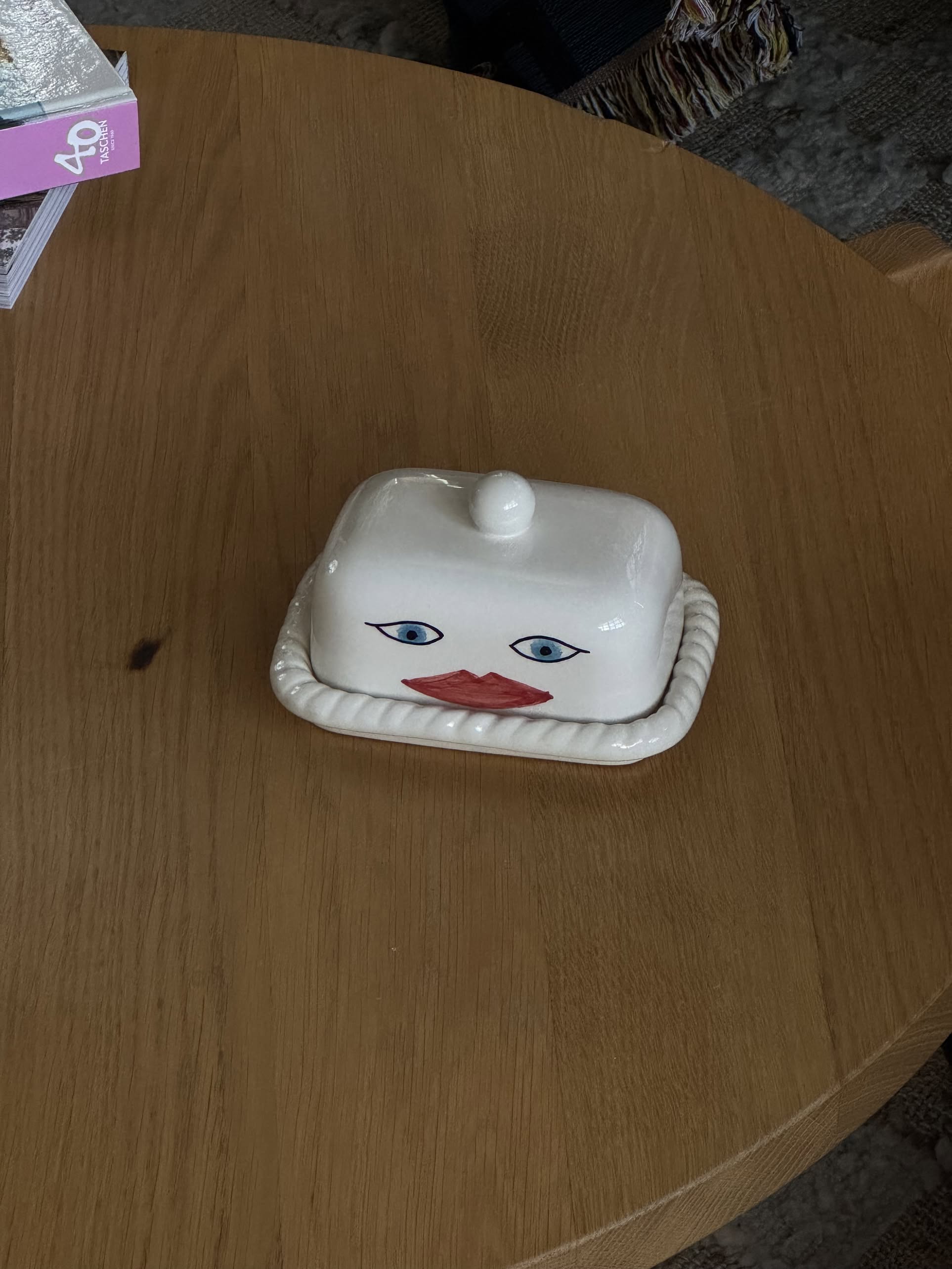 Anna + Nina Artistry Butter Dish Multicolour