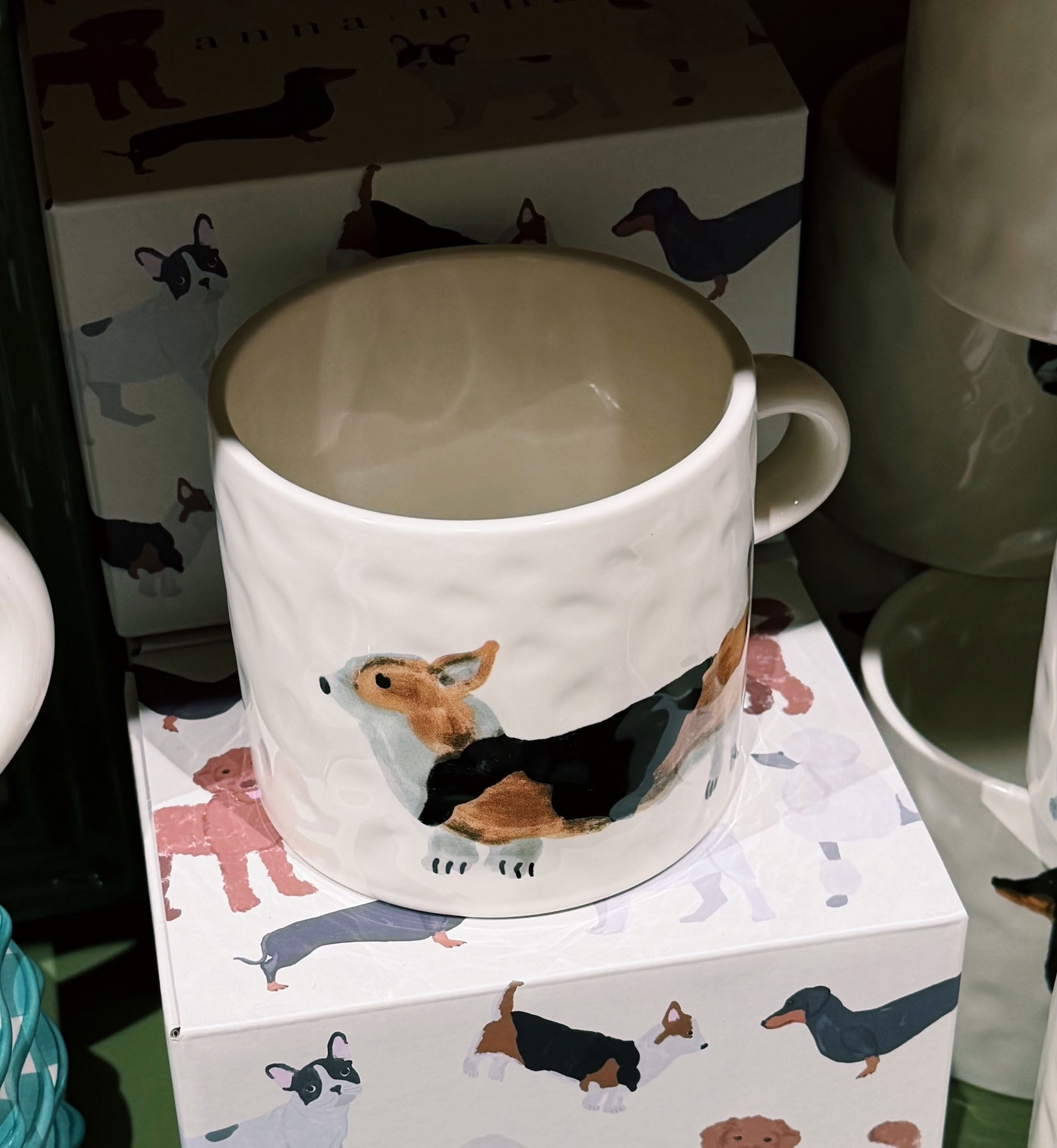 Anna + Nina Corgi Mug