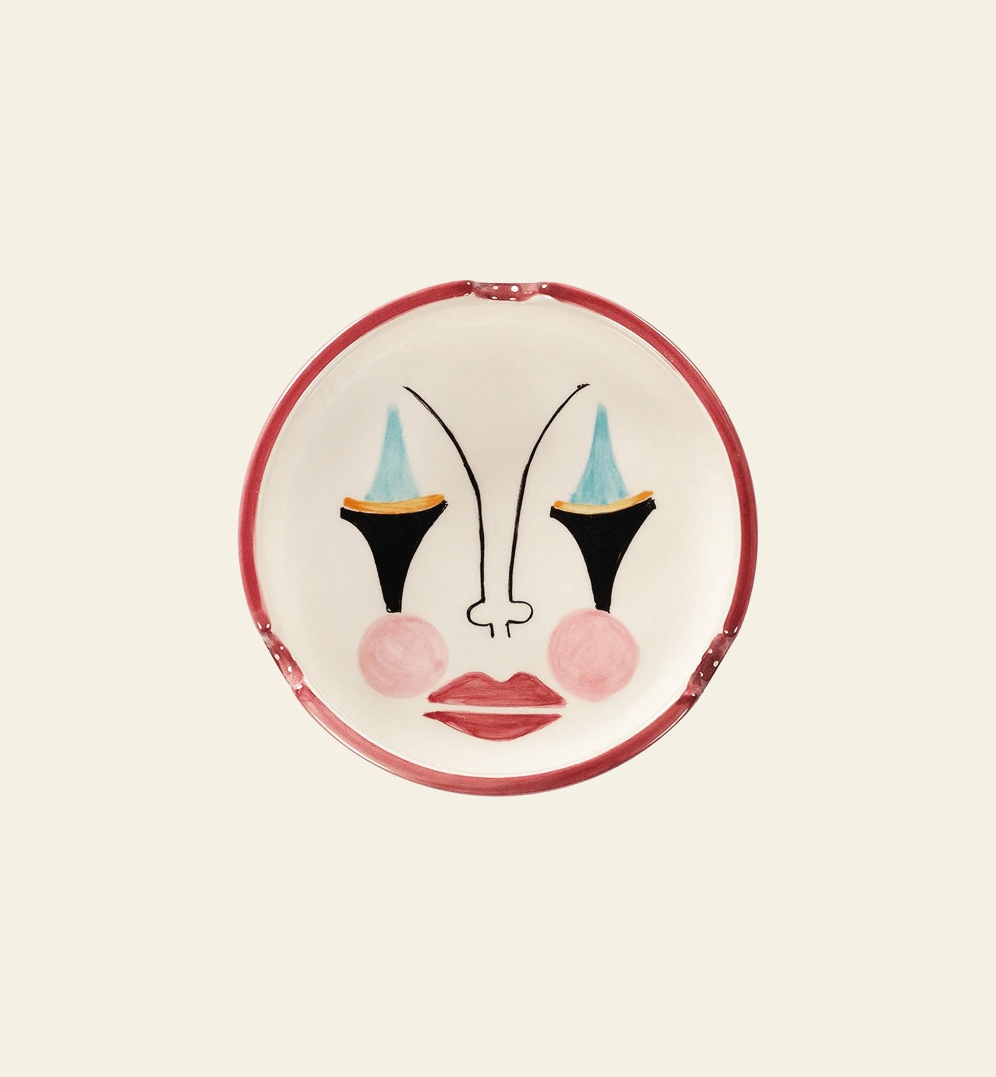 Anna + Nina Pierrot Ashtray Multicolour