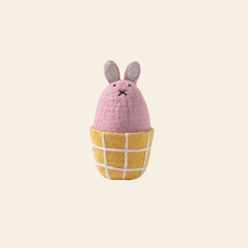 Aveva Design Egg Bunny Pink Ochre