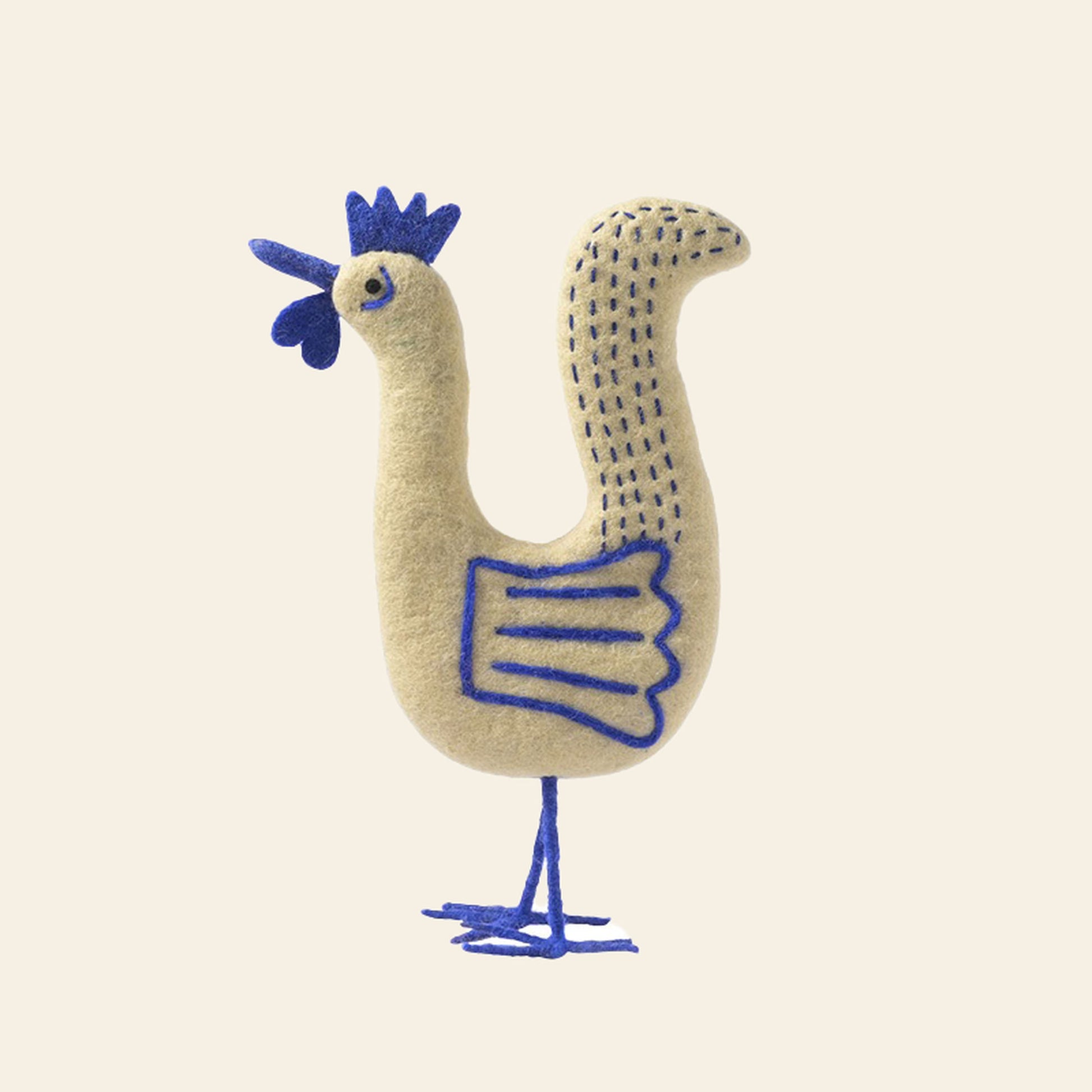 Aveva Design Funky Rooster L Greige