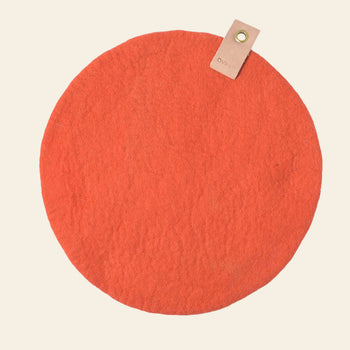 Aveva Design Seat Cushion Solid Coral