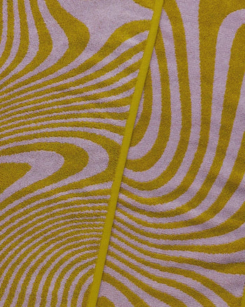 BAGGU Bath Towel Trippy Swirl Yuzu 3