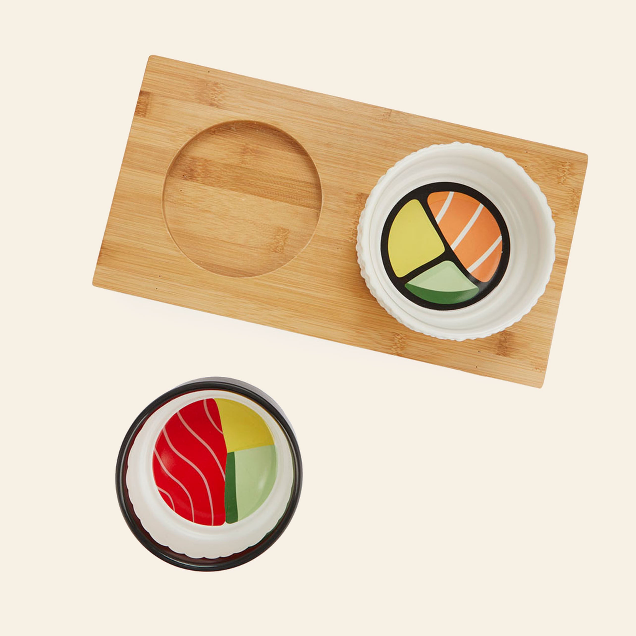 Balvi Komeki Pet Feeder Bowl Set