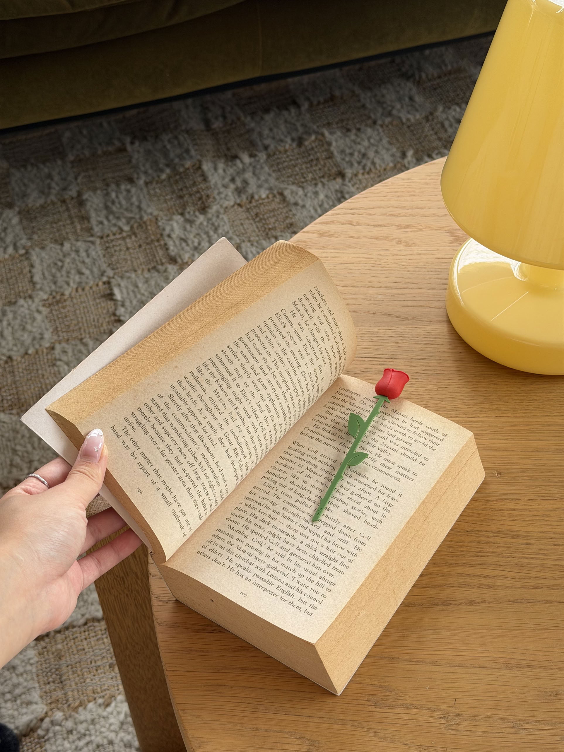 Balvi Language of Flowers Bookmark Rose
