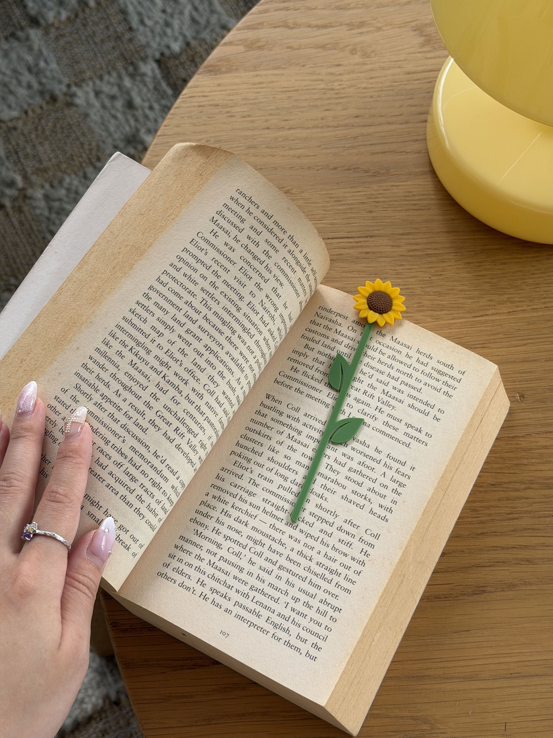 Balvi Language of Flowers Bookmark Sunflower