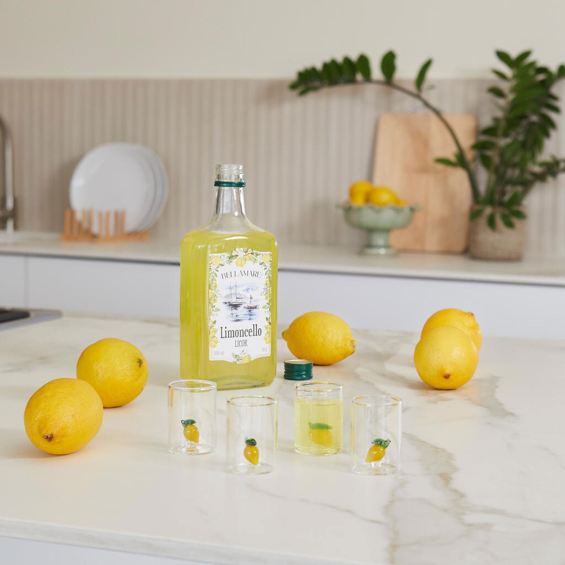 Balvi Lemon Shot Glasses Set of 4