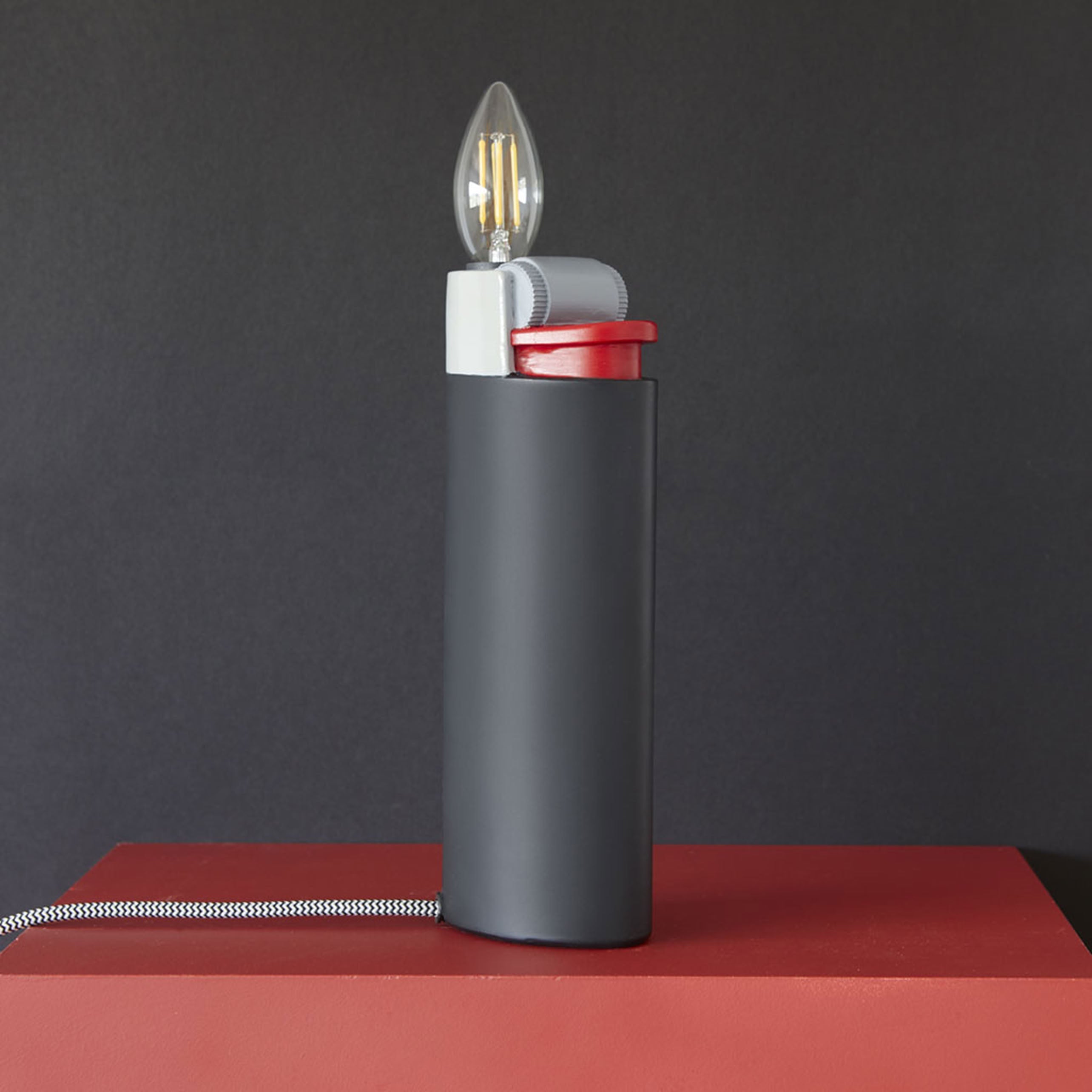 Balvi Lighter Table Lamp - Black