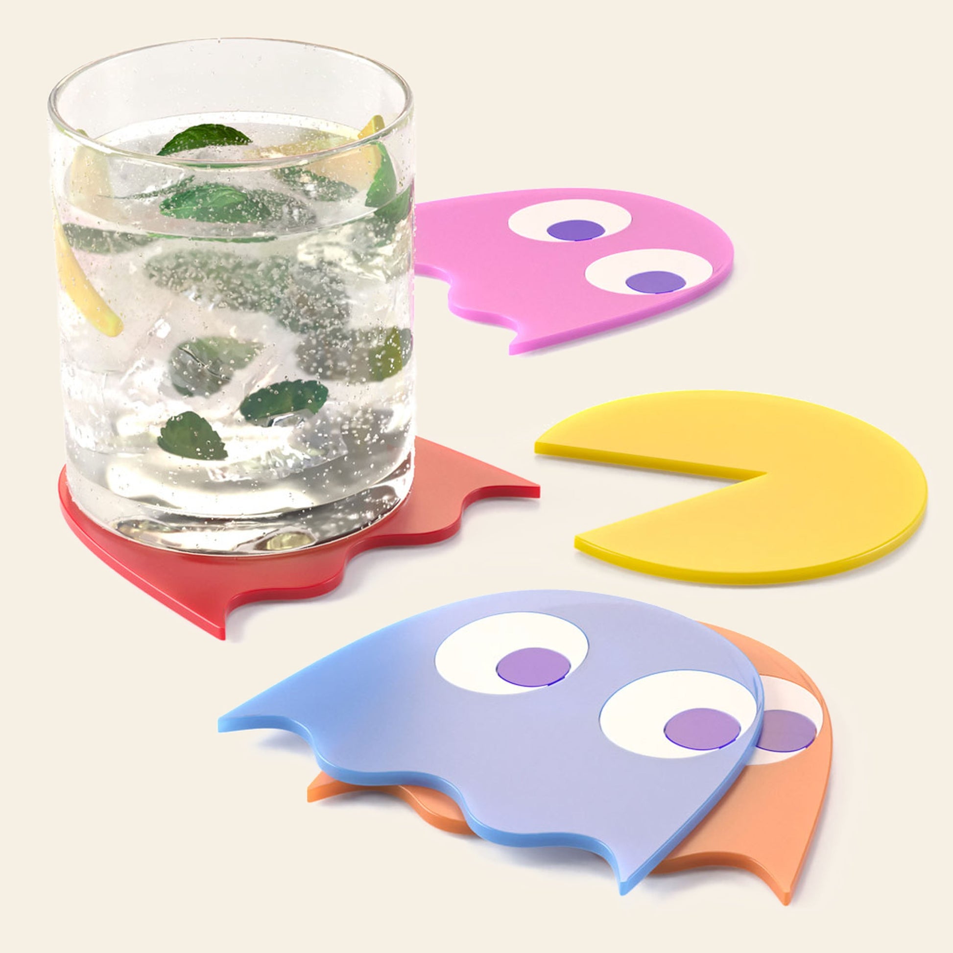 Balvi Pac-Man Coasters Set of 5