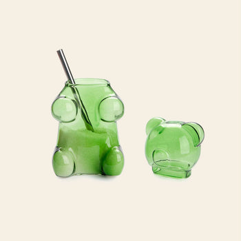 Balvi Yummy Bear Sugar Bowl Green