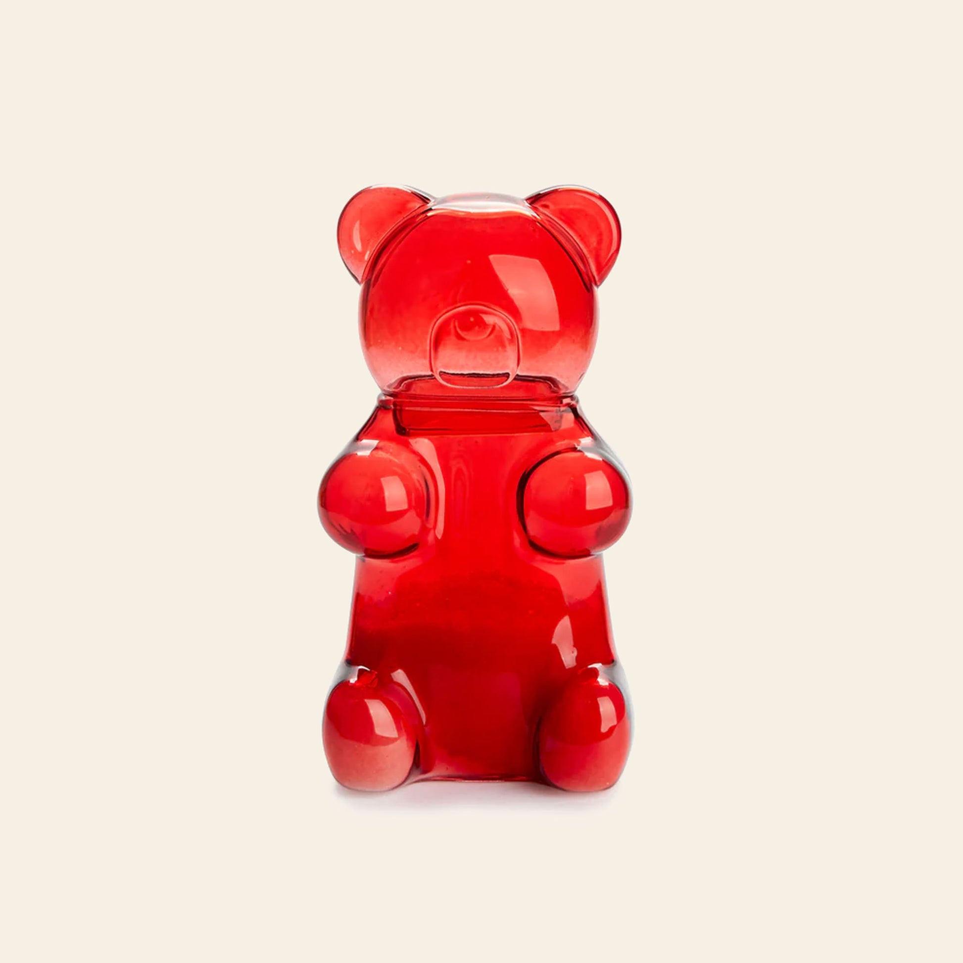 Balvi Yummy Bear Sugar Bowl Red