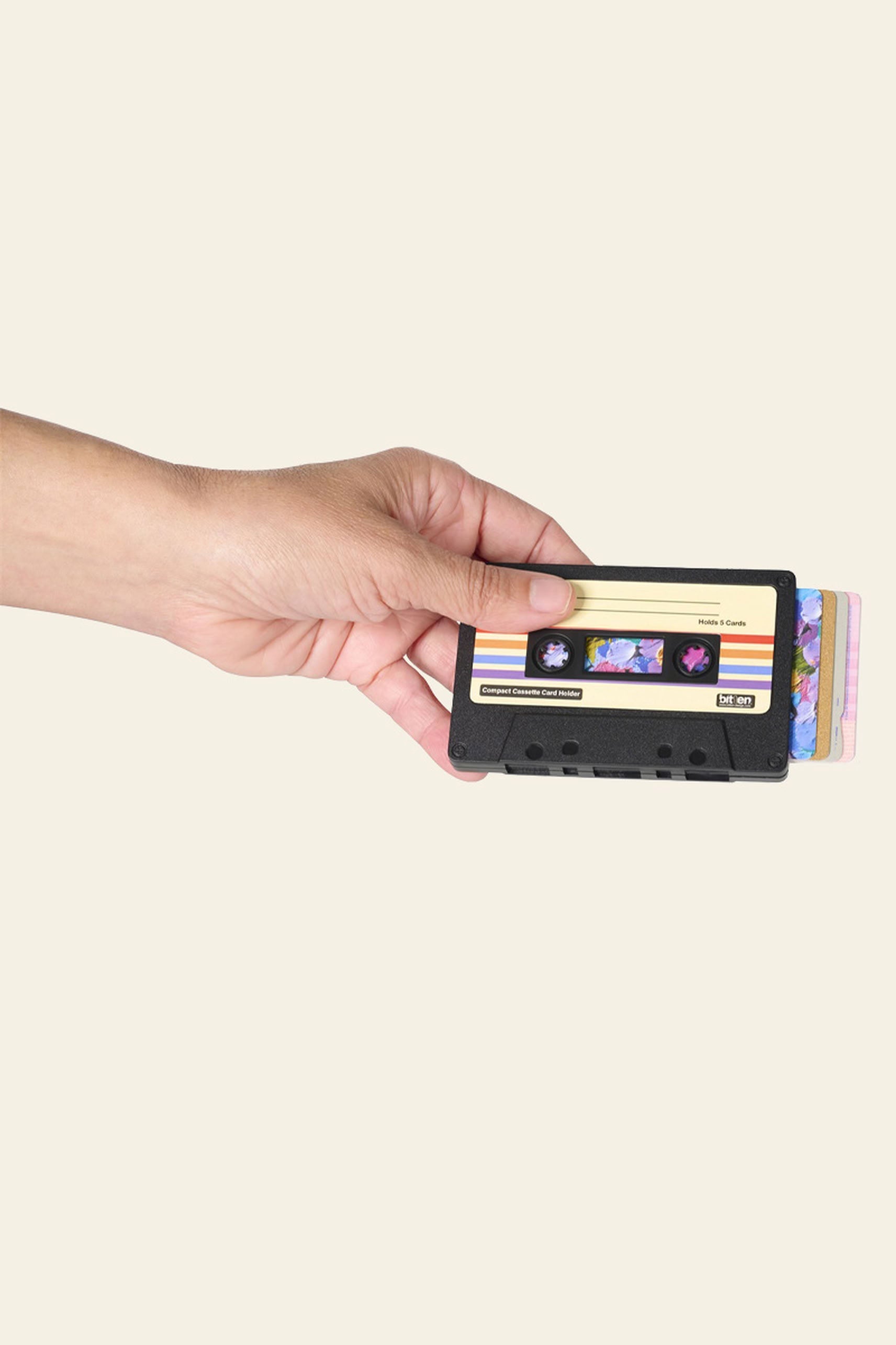 Bitten Cassette Card Holder Black