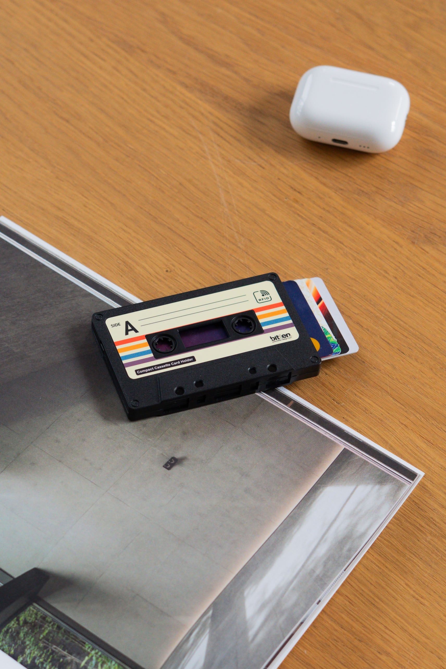Bitten Cassette Card Holder Black