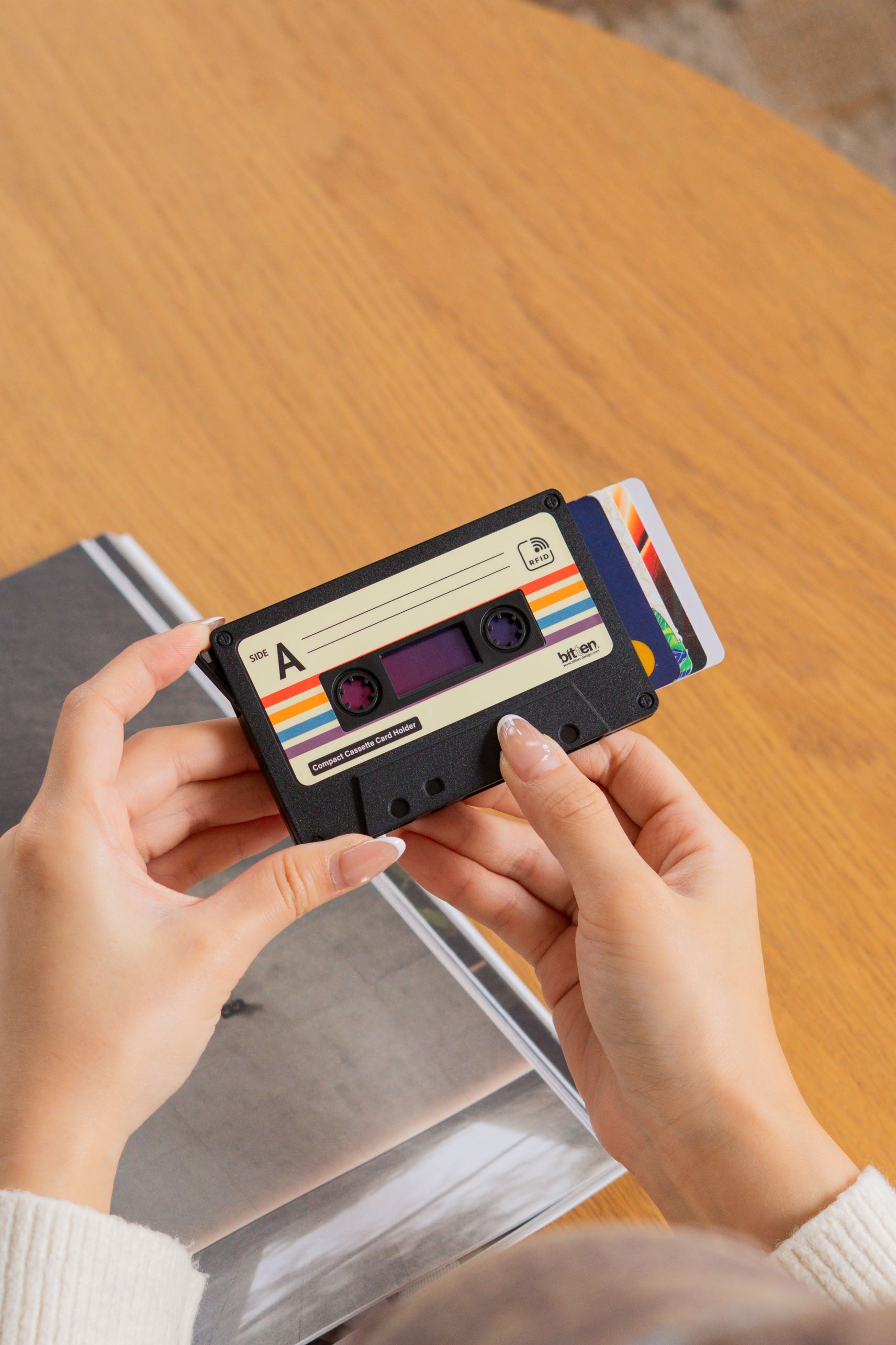 Bitten Cassette Card Holder Black