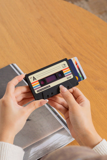 Bitten Cassette Card Holder Black