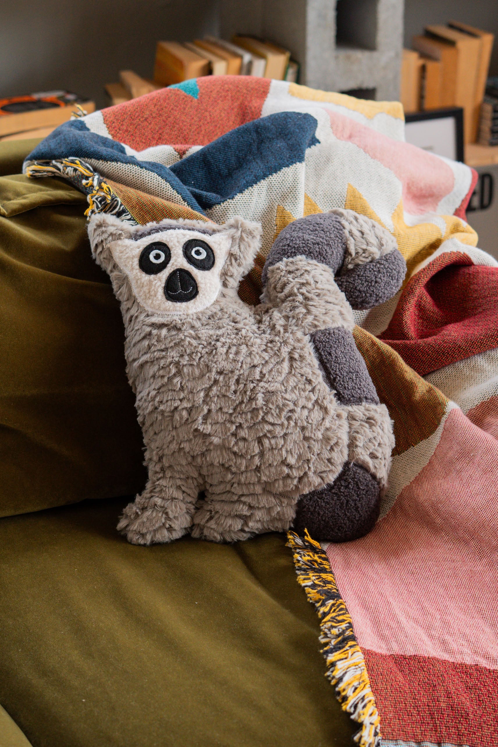 Bitten Huggable Lemur Pillow