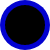 Black With Blue Hands