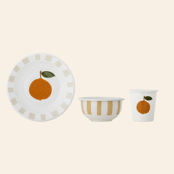 Bloomingville Agnes Tableware Set Orange