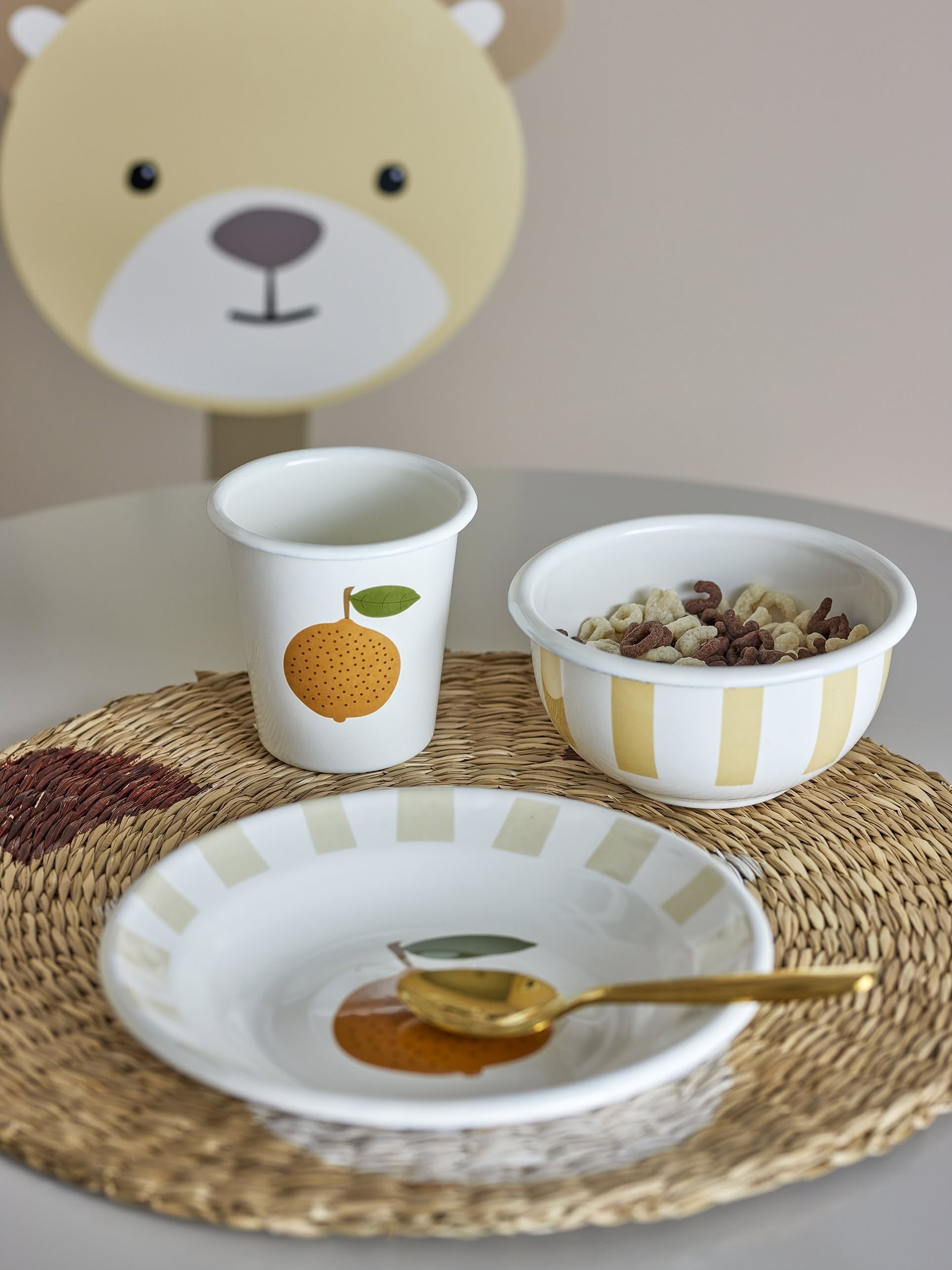 Bloomingville Agnes Tableware Set - Orange