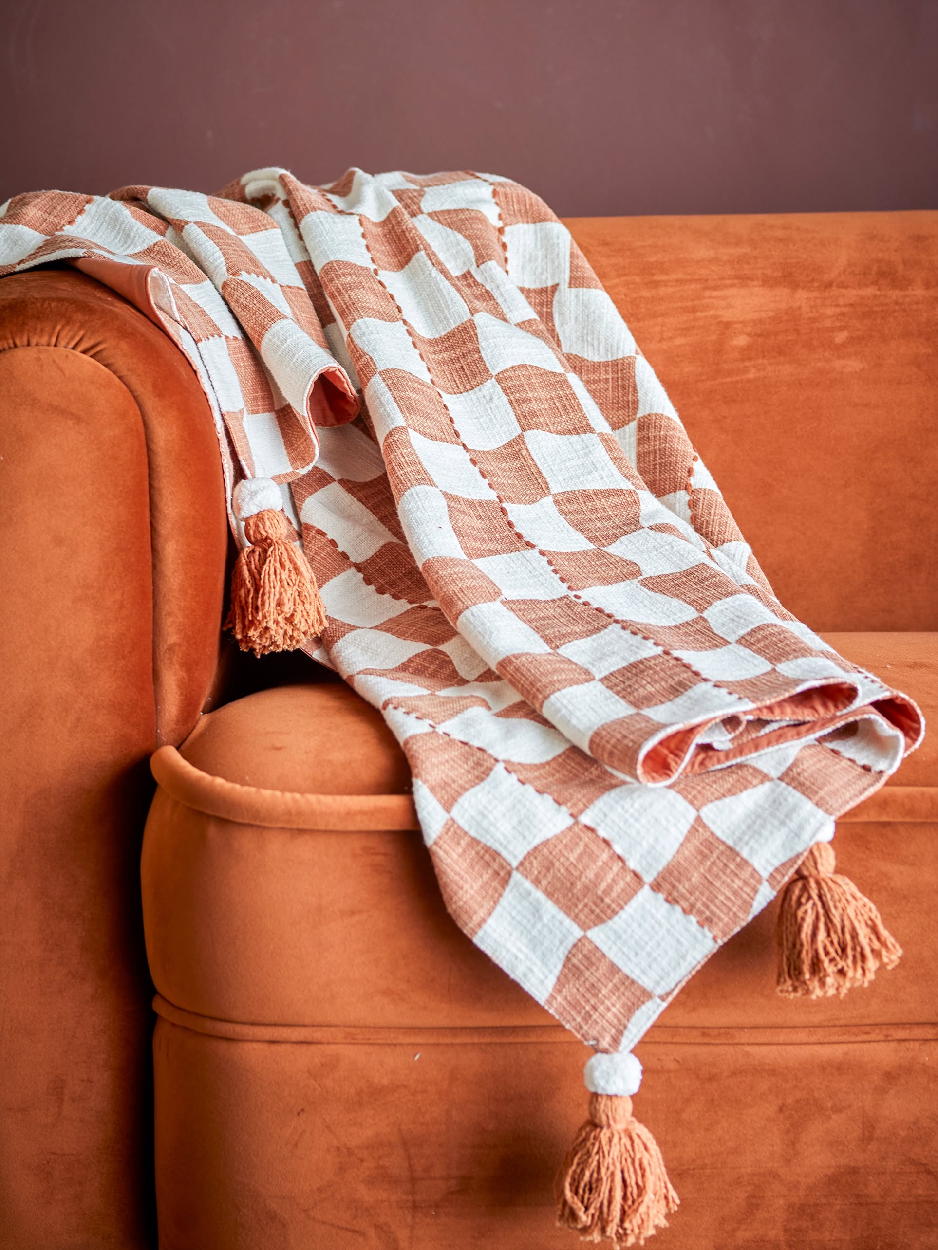 Bloomingville Chola Throw Brown