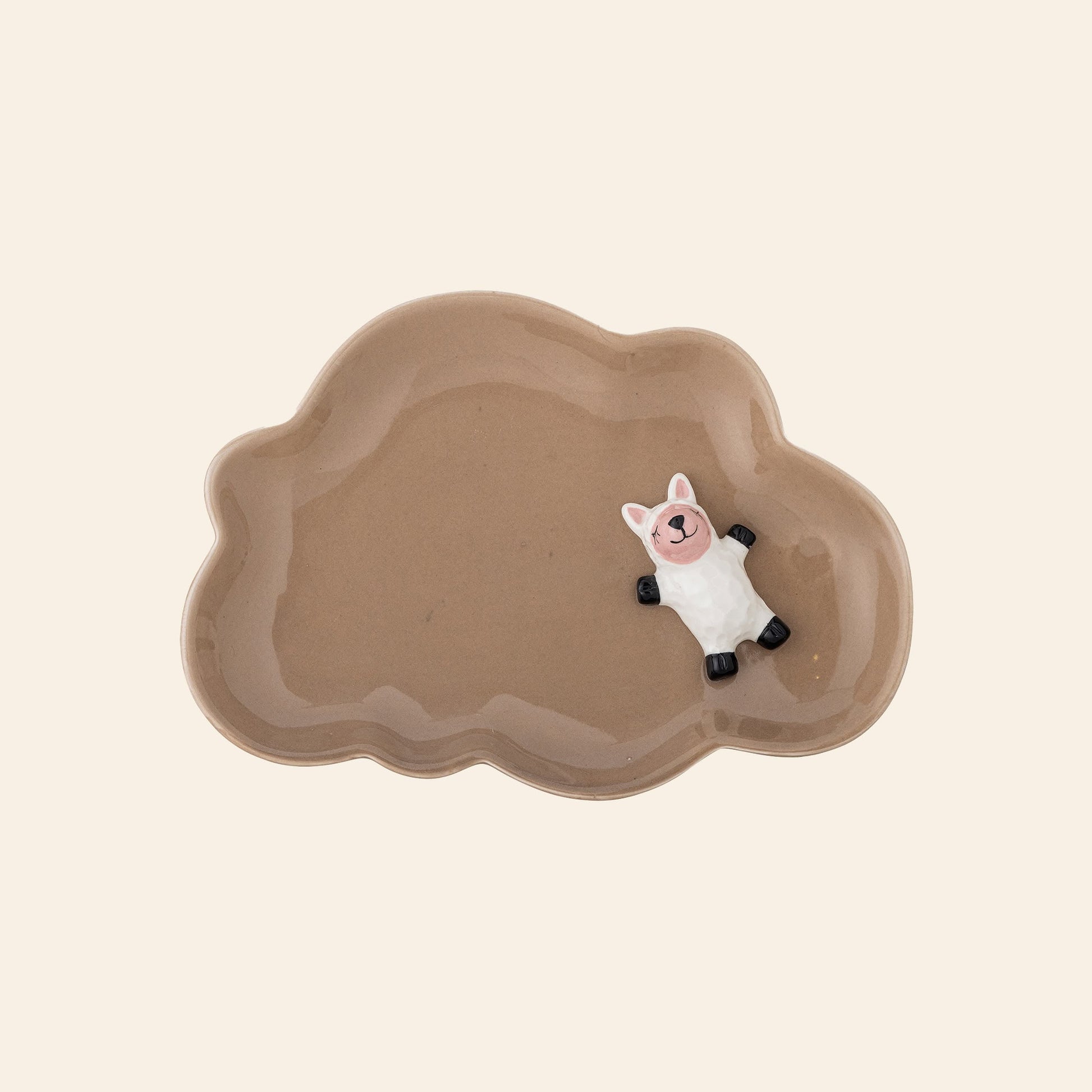 Bloomingville Dolly Plate Brown