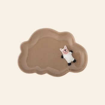 Bloomingville Dolly Plate Brown