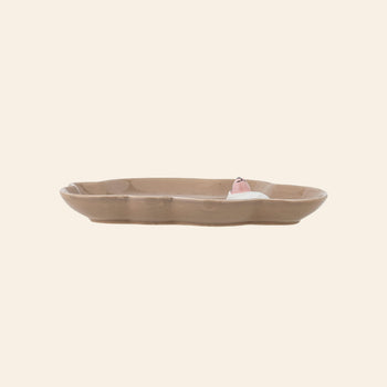 Bloomingville Dolly Plate Brown