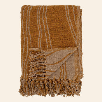 Bloomingville Ginna Throw Brown