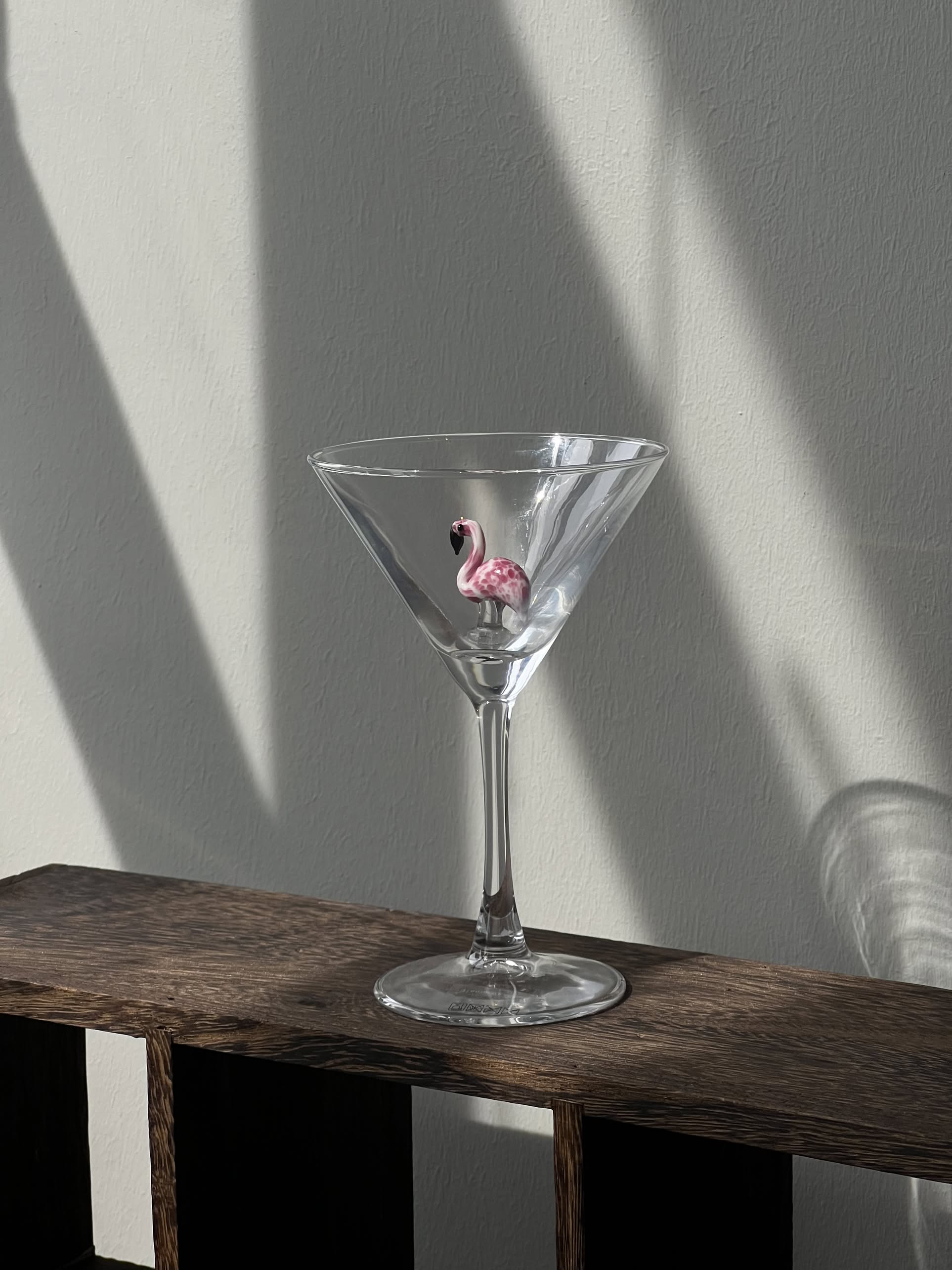 Bloomingville Misa Cocktail Glass - Flamingo