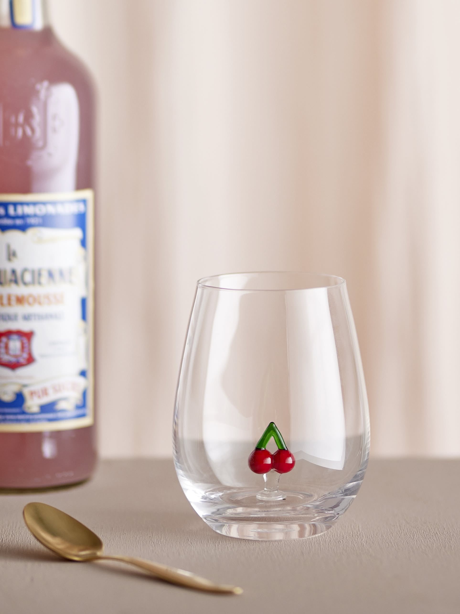 Bloomingville Misa Drinking Glass Cherry