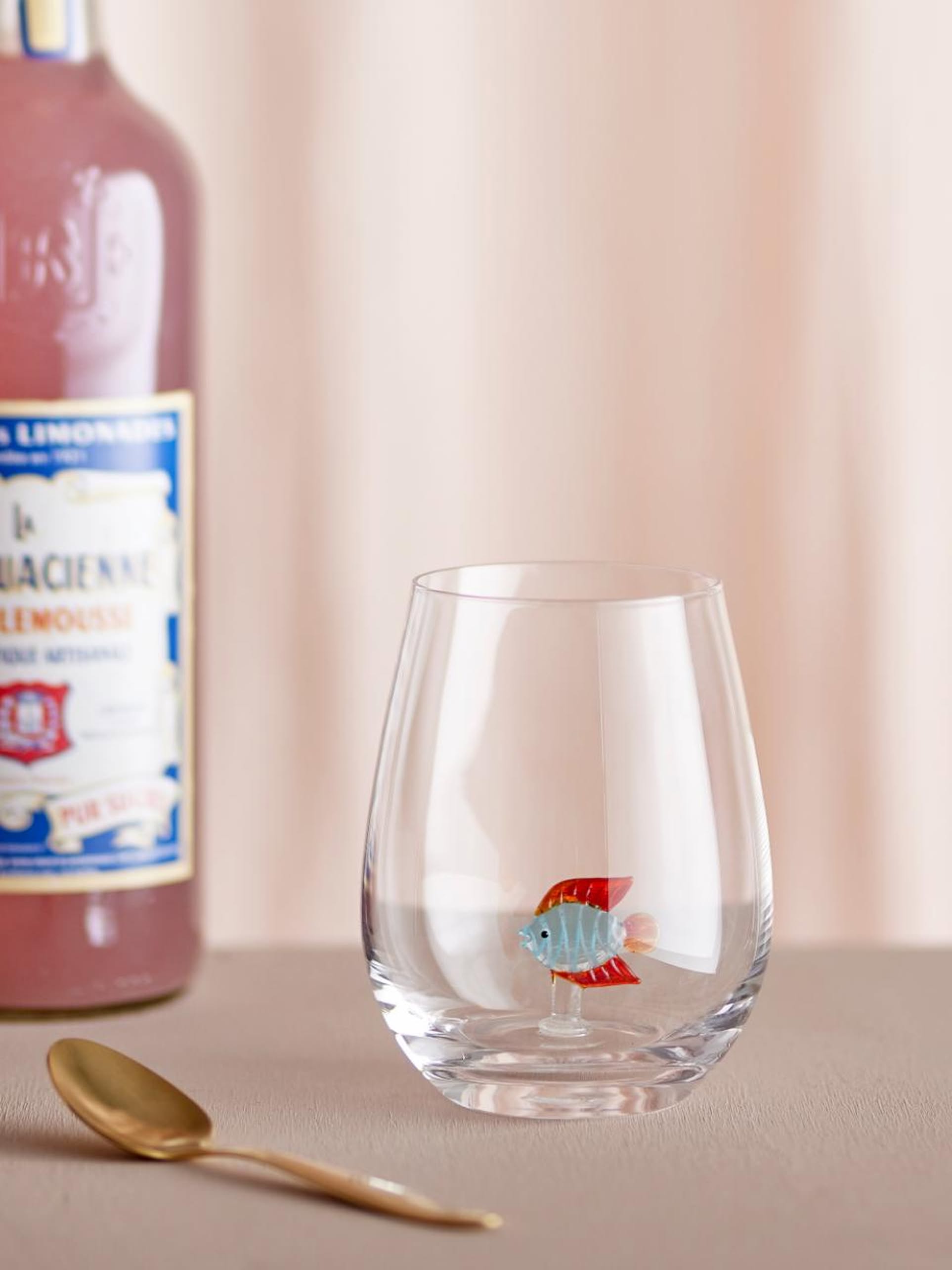 Bloomingville Misa Drinking Glass Fish