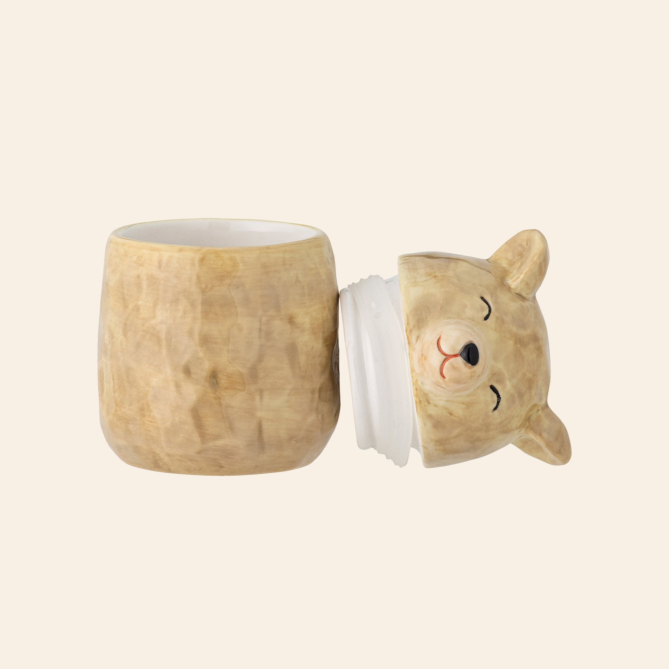 Bloomingville Puk Jar - Brown