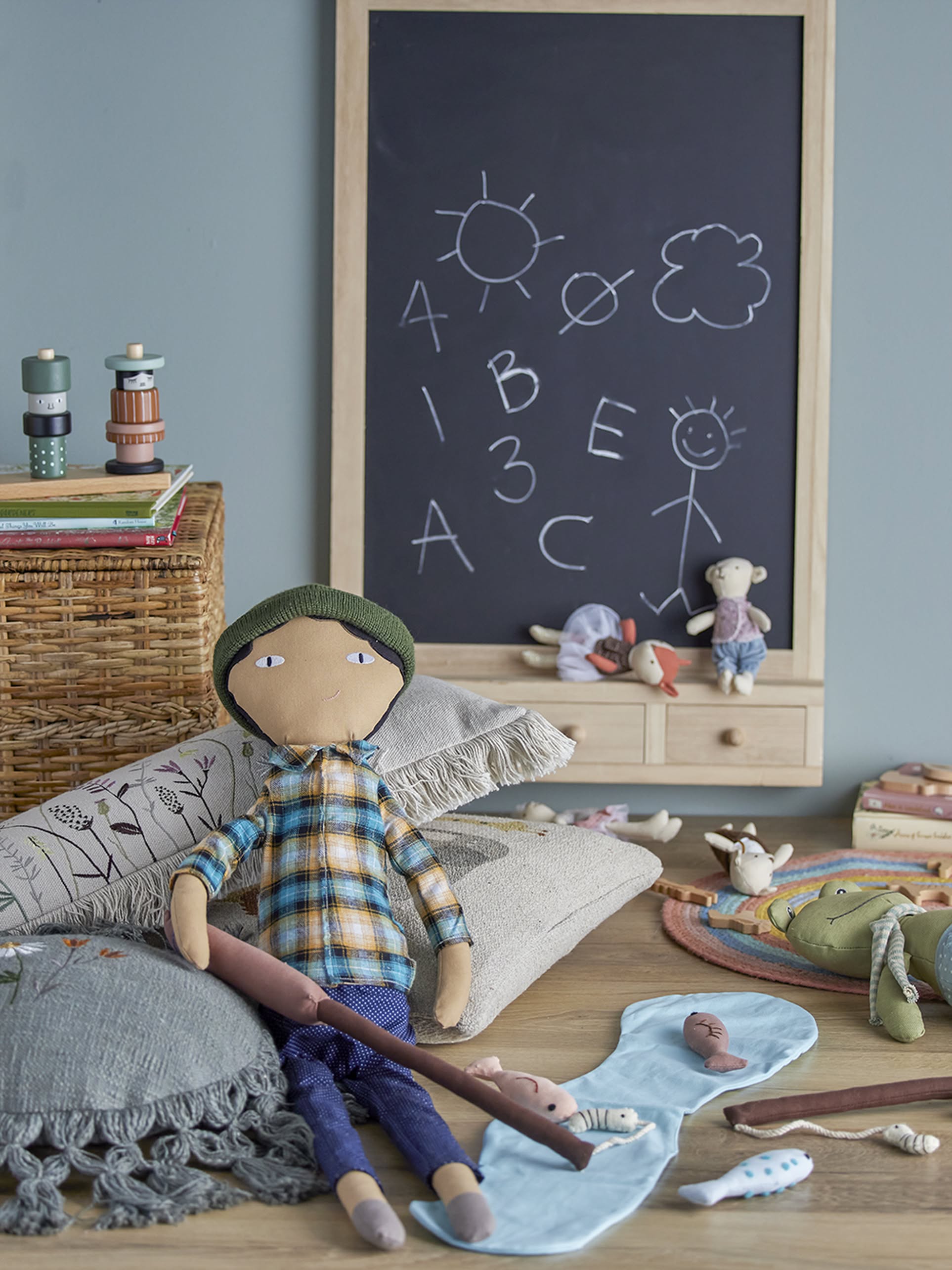 Bloomingville Sigge Doll - Blue