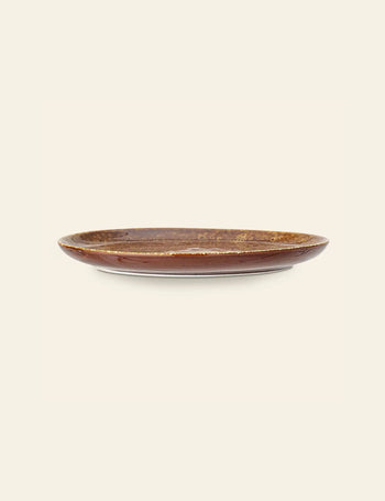 Bloomingville Thea Plate Brown