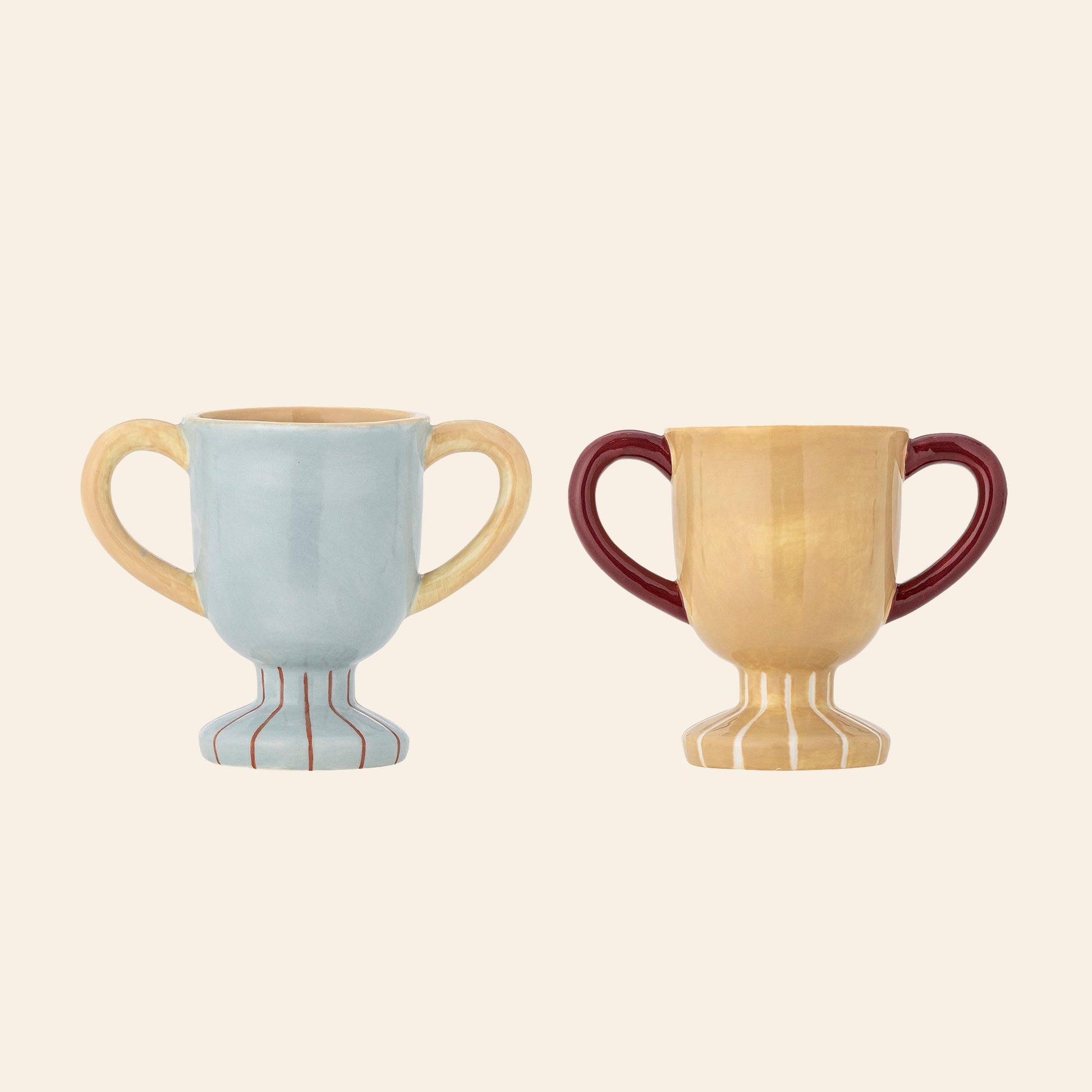 Bloomingville Trophy Cup Set of 2 Multicolour