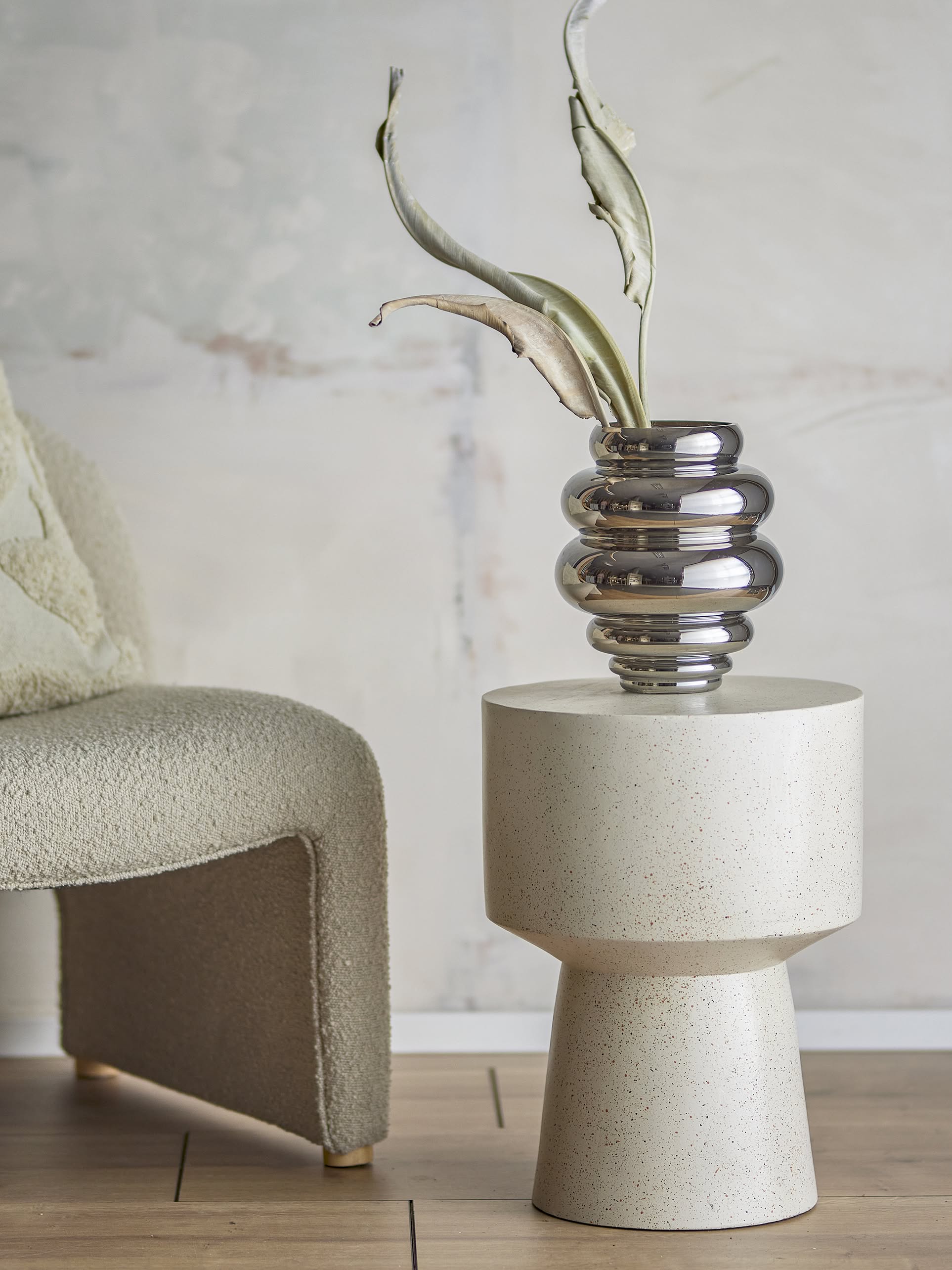 Bloomingville Zorya Vase Silver