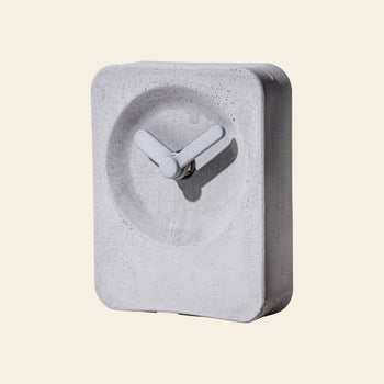 Bmix Studio Concrete Desk Clock Grey
