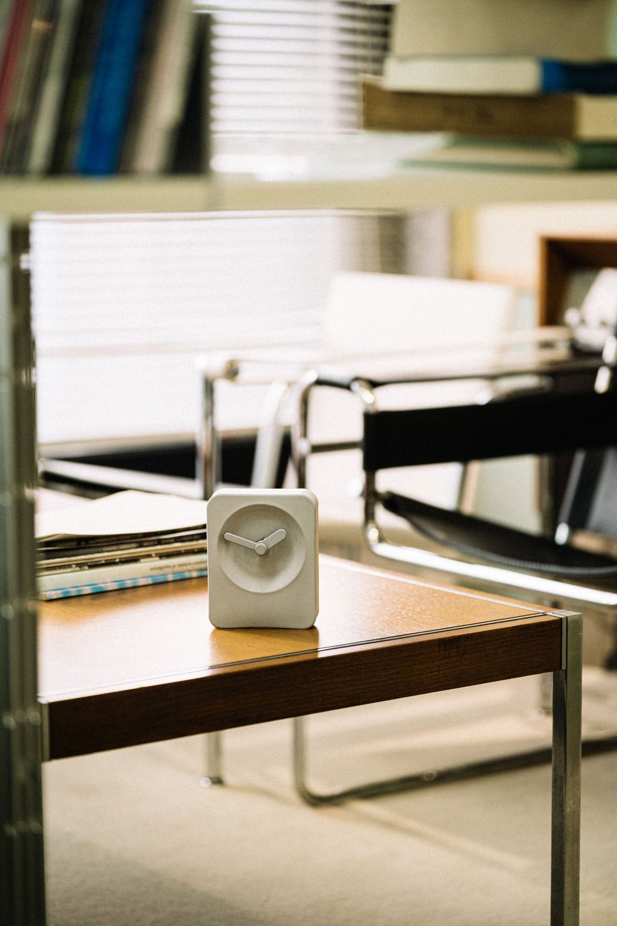 Bmix Studio Concrete Desk Clock Grey